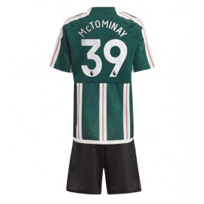 Manchester United Scott McTominay #39 Gostujuci Dres za Dječji 2023-24 Kratak Rukavima (+ kratke hlače)